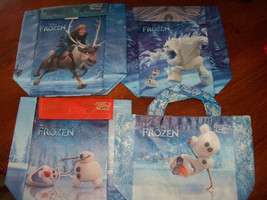 Disney Frozen  Set of 4 Lunch Bags From Subway NWOT - £23.28 GBP