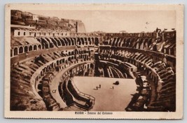 Rome Interior Of The Colosseum Postcard D38 - $4.95