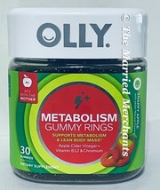 Olly Metabolism Gummy Rings Apple Cider Vinegar 30 each 12/2024 FRESH!! - £23.50 GBP