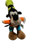 Disney GOOFY Plush Doll 9&quot; Green Hat Orange Shirt Blue Pants - £6.58 GBP