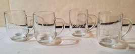 Twin Lakes Golf Club Clear Drinking Glasses Handle Coffee Cup White Logo... - $41.73