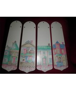 CUSTOM ~ PASTEL VICTORIAN DOLL HOUSE CEILING FAN ~LITTLE GIRLS ROOM or N... - $117.81