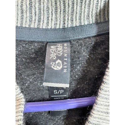 Mountain Hardwear Womens Wool Blend Full Zip Cardigan Sweater Jacket Size Small Item image 3