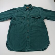 Eddie Bauer Women's Green Cotton Long Sleeve Heavyweight Shirt Size Small  image 10