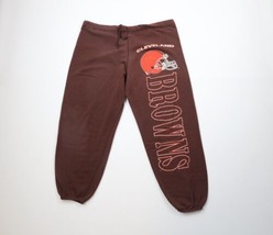 Vintage 70s 80s Mens XL Faded Cleveland Browns Football Sweatpants Joggers USA - £57.73 GBP