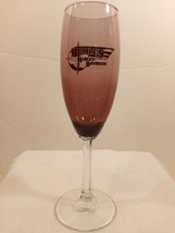 Bumpus Harley-Davidson Etched Purple Champagne Flute/ Wine Glass Collectible - £9.49 GBP