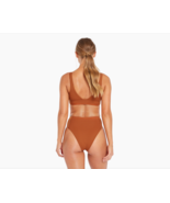 VITAMIN A SWIM CHAI ECORIB SIENNA HIGH WAIST BIKINI BOTTOM (8/M) - £87.91 GBP