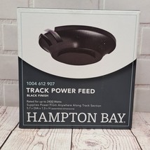 Hampton Bay Track Lighting Linear Floating Power Feed Connector 2400W Black - €10,07 EUR