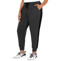 Ideology Womens Plus Velvet Sides Athletic Jogger Sweatpants - $23.00