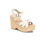 Korks Dawson Wedge Sandals White Knot Boho Beach Travel Kork Ease Comfor... - $133.11 CAD