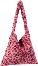 Fluffy Zipper Furry Tote Bag - £32.61 GBP