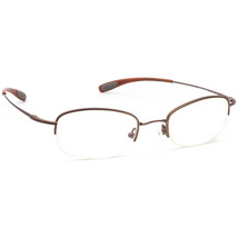 Nike Eyeglasses 4003 210 Flexon Brown Half Rim Metal Frame Japan 49[]21 145 - $89.99