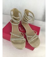 DREAM PAIRS Women’s Weitz Gold Gladiator Rhinestone  Sandal Size 8 - £12.80 GBP