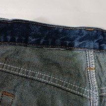 Carhartt Men's Blue Denim Workwear Jeans Measured Size (42×29) image 3