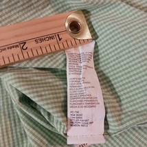 Izod Men's Cotton Green Check Stripe Button-Down Collar Long Sleeve Shirt Size M image 6