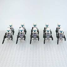 10pcs Star Wars White Squad Commando Clone Commandos Minifigures Toys - £18.87 GBP