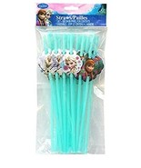 Disney Frozen Character Straws (18 Pack) - Party Supplies - $6.99