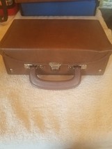 small brown leather vintage Cassette case - $39.48