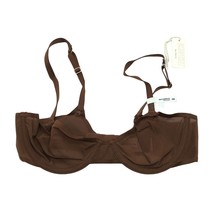 Smoothez by Aerie Bra Balconette Sheer Mesh Unlined Underwire Brown 32C - £15.13 GBP