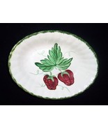 Blue Ridge Southern Pottery WILD STRAWBERRY 9 1/2&quot; Oval Vegetable Servin... - $150.53 MXN