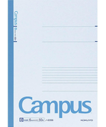 KOKUYO Campus Notebook, a 6Mm Ruled, A4, 50 Sheets, 41 Lines, Blue, Japa... - £12.81 GBP