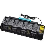 Hipoke Dcb104 20V Max Dewalt Battery Charger, 4-Ports Rapid Charger, And... - £72.49 GBP