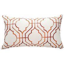 Biltmore Gate Orange Throw Pillow 12x20, with Polyfill Insert - £32.03 GBP