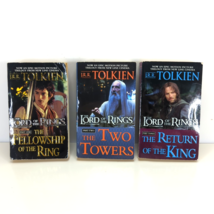 Lord of the Rings Trilogy Complete 1-3 Paper Back Books By J.R.R. Tolkie... - $16.99