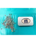 Little House Japanese Sewing Notions - Dressmaker&#39;S Pins With Tin - £22.97 GBP