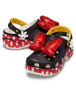 Disney Crocs Minnie Mouse Classic Platform Clog,Women Size: W7 Red Bow - $97.61 CAD
