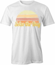 SEIZE THE DAY TShirt Tee Short-Sleeved Cotton WHOLESOME CLOTHING S1WCA1 - £16.25 GBP+