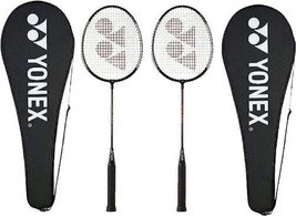 Yonex GR 303 Combo Badminton Racquet with Full Cover, Set of 2 Black - £42.22 GBP