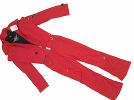 NEW $1599 Bogner Womens One Piece Ski Suit!  Size 6 Long  Red With Embroidery - £477.85 GBP