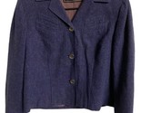 Davidow New York Cropped Jaclet Size S Purple Wool 1940&#39;s Womens Winona MN - £88.72 GBP