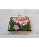 Vera Bradley Olivia Pink Floral Cosmetic Brush Holder Travel 4.75&quot; wides... - £16.18 GBP