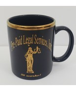 Black  Coffee Tea Cup with Gold Tone Rim 10 oz. Pre-Paid Legal Mug - €3,30 EUR