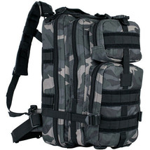 NEW Medium Trans Hunting Tactical Survival MOLLE Backpack MIDNIGHT WOODL... - $59.35