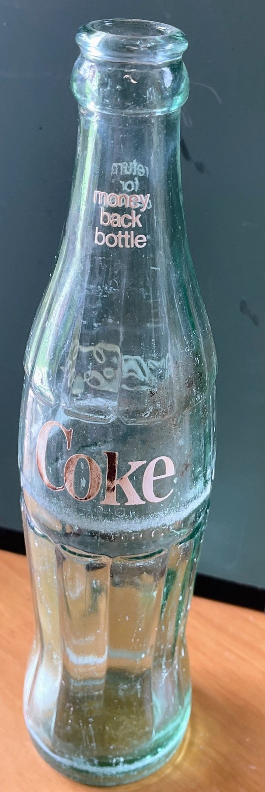 Primary image for Vintage Coke bottle 10 oz paint rfd Conn