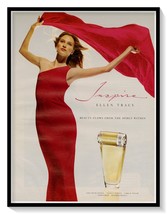 Ellen Tracy Inspire Perfume Red Dress Vintage 2001 Print Magazine Fragra... - $9.70