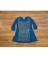 Style &amp; Co. Size Petite Small / Cotton / Polished Teal / New Women&#39;s Top... - $58.41