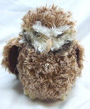 Douglas Realistic Cute Soft Ural Owl 6&quot; Plush Bean Bag Stuffed Animal Toy - £11.10 GBP