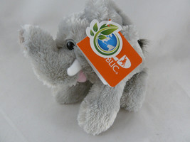  Wild Republic African Elephant Plush 8&quot; Ecokins Recycled Stuffed Animal Gray  - £9.34 GBP