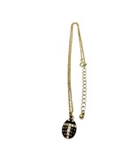 Ladybug Pendant Gold Tone Black Enameled Clear Crystals Childrens Charm ... - $13.64 CAD