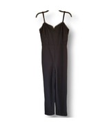 Lush Women&#39;s Size M Black Adjustable Strappy Casual Jumpsuit With Looped... - £20.05 GBP