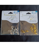 2 PACKS OF FUNDAMENTAL FINDINGS LOBSTER CLASPS 15MM - $4.73 CAD