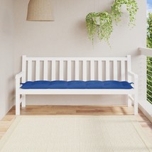 Garden Bench Cushion Blue 70.9&quot;x19.7&quot;x2.8&quot; Oxford Fabric - $2,150.96 MXN
