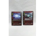 Critical Mass Board Game Promo Cards Plasma Drill And Vacillating Laser - $39.59
