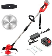 Brushless Weed Wacker 21V,String Trimmer Electric Weed Eater, 12&quot; Cuttin... - $194.99