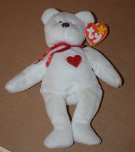Ty 4058 Valentino Bear Beanie Baby 1993/1994 RARE brown nose - $1,476.14 MXN