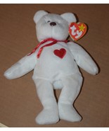 Ty 4058 Valentino Bear Beanie Baby 1993/1994 RARE brown nose - $79.19